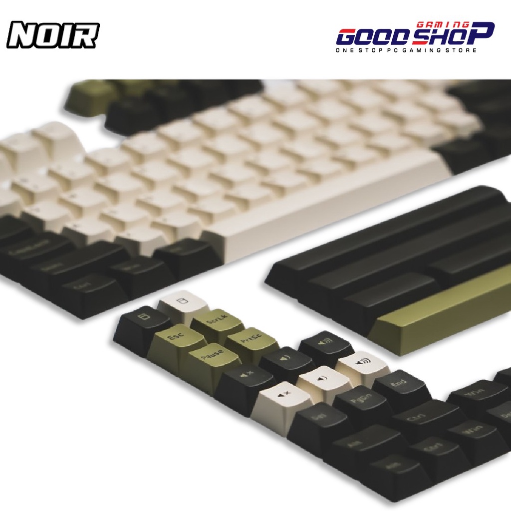 Noir Olive (168 Key Set) - Keycaps