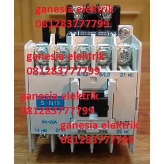 [HARGA PROMO] Kontaktor / Contactor Mitsubishi S-N12 Sn-12 Sn 12 Sn12 220V - Alat Listrik Murah / Pe