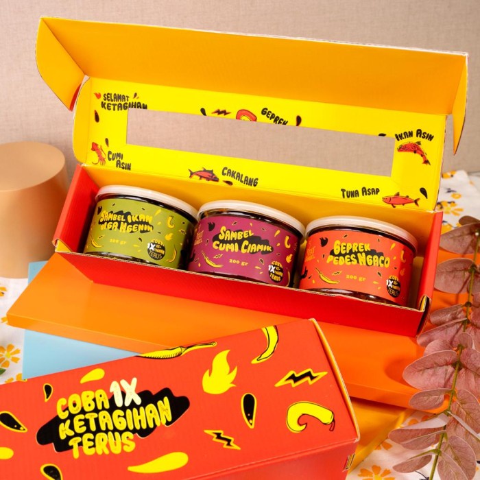 

3 Rasa Sambal Pedas / Sambal Cumi / Sambal Geprek / Sambal Ikan - CumiIkanGeprek