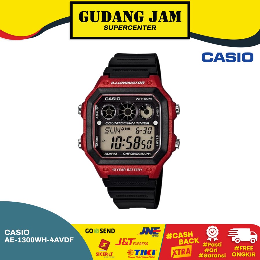 Casio General AE-1300WH-4AVDF AE-1300WH AE-1300 AE1300WH AE1300