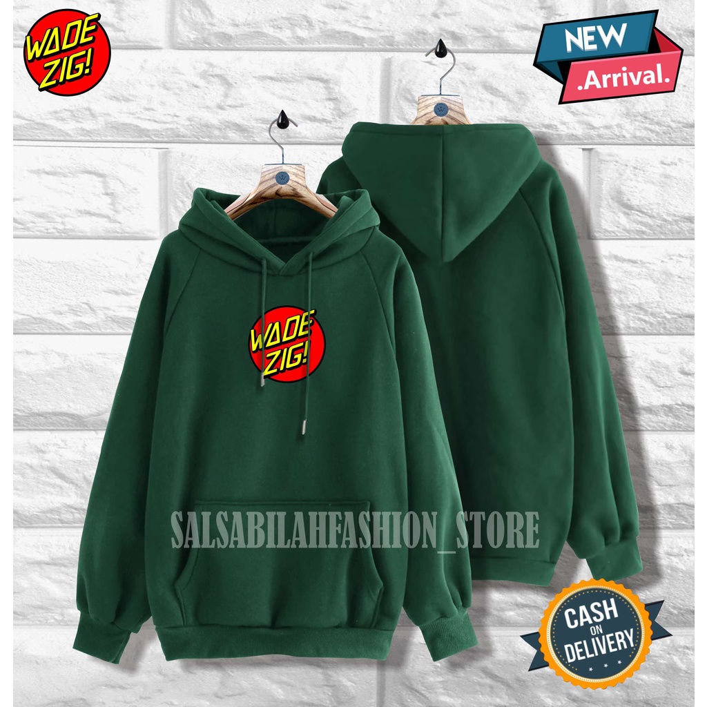 WADEZIG Jaket Sweater Distro - Sweater Hoodie Pria Dan Wanita Flece Tebal