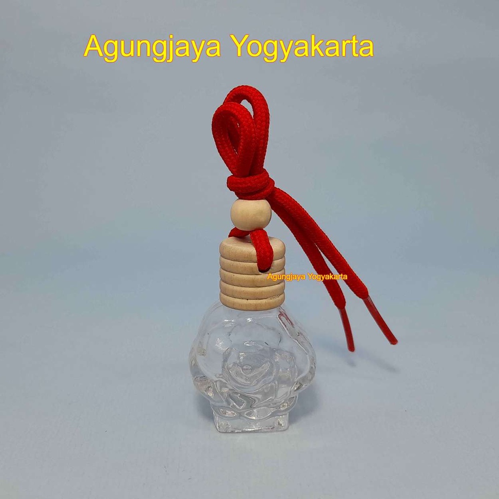 Botol Parfum Tali 8 ml Rose / Botol Gantung / Botol Parfum Gantung / Botol Parfum Mobil / Botol Parf