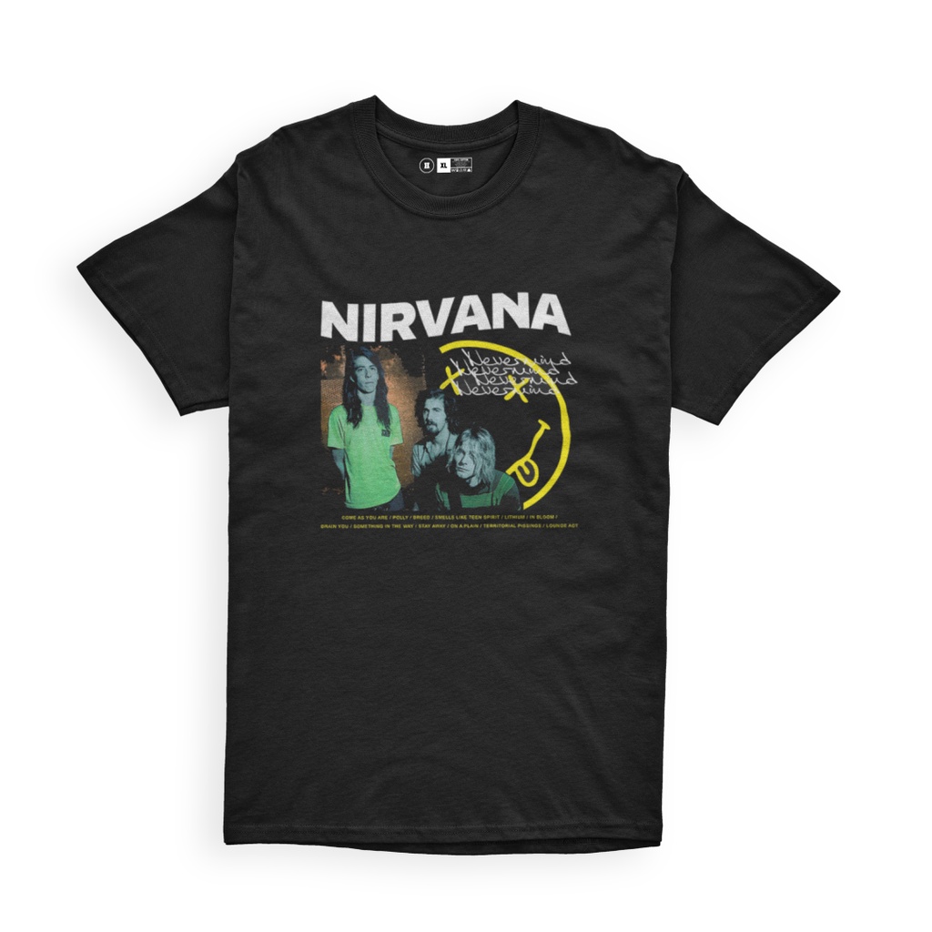 Kaos Nirvana Nevermind Original