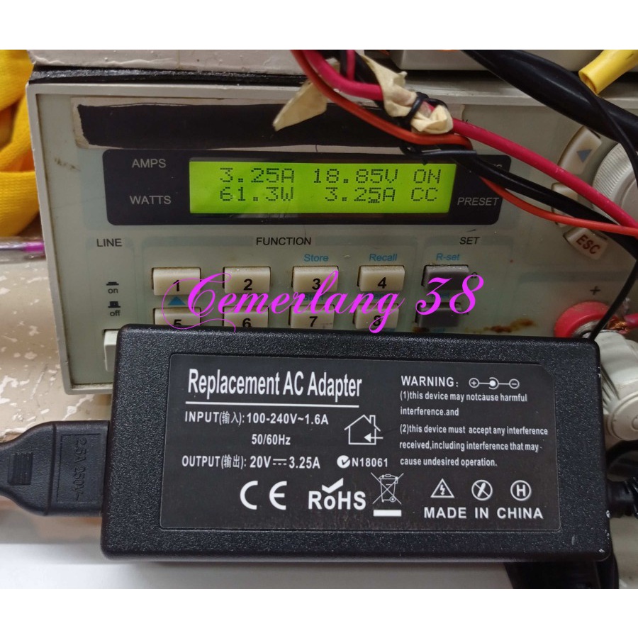 Switching Adaptor 20 Volt 3.25 Ampere