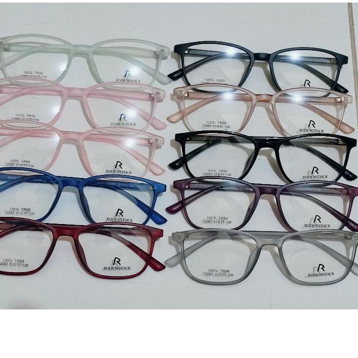 Trendン  KACAMATA LENTUR ( MINUS CYLINDER) FRAME KACAMATA BAHAN LENTUR/FLEXIBLE semi karet tr 90 sang