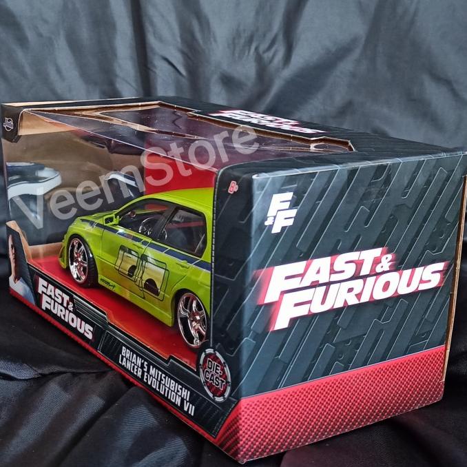 Jual Die Cast 124 Mitsubishi Lancer Evo7 Bryan Oconnor FnF [JADA