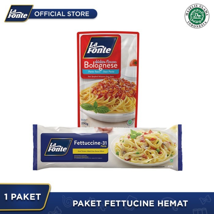 

La Fonte - Paket Siap Santap Fettucine Chicken Bolognese