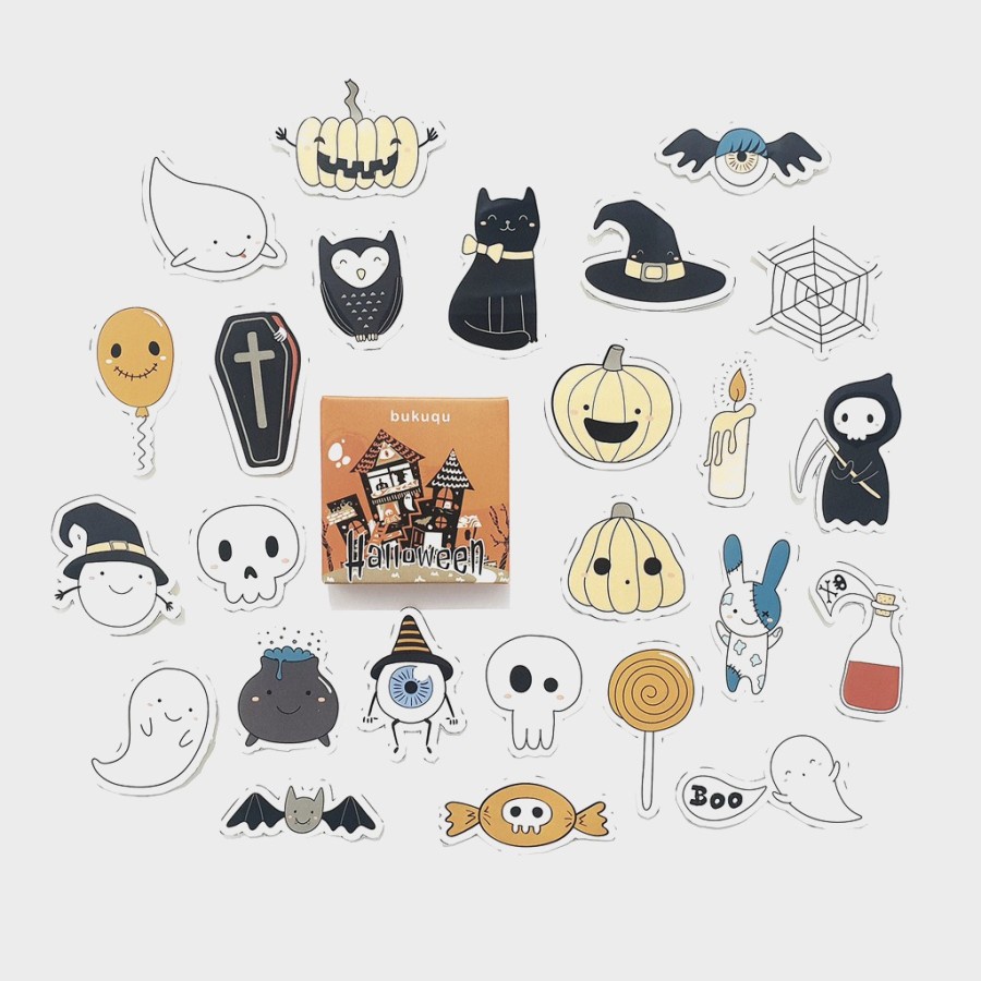

Bukuqu Stiker Journal SJ020 Halloween untuk Notebook, Planner