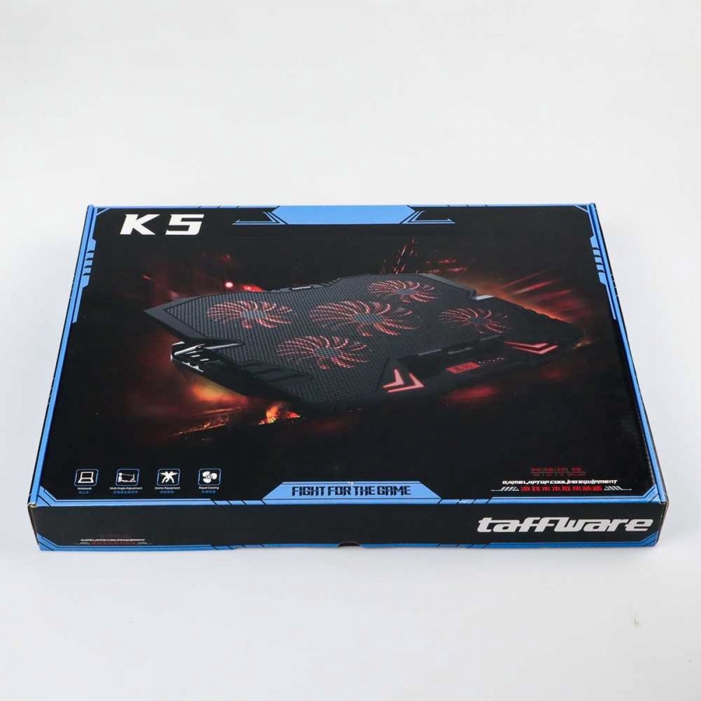 Kipas Laptop Notebook Cooling Pad 1400 Rpm 5 Kipas - K5