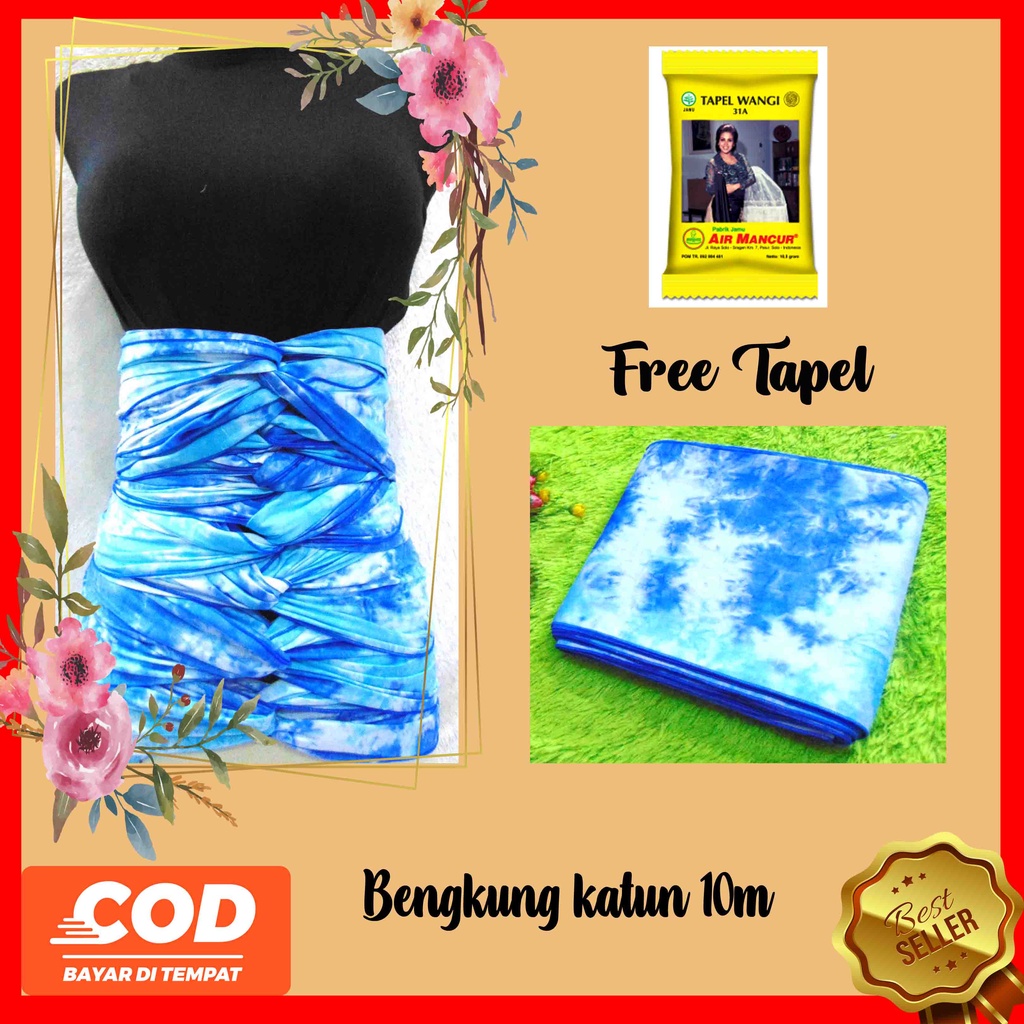 [FREE TAPEL]Bengkung Ibu melahirkan 10m /Bengkung kain /Bengkung Andien/ Belly binding /stagen tradisional