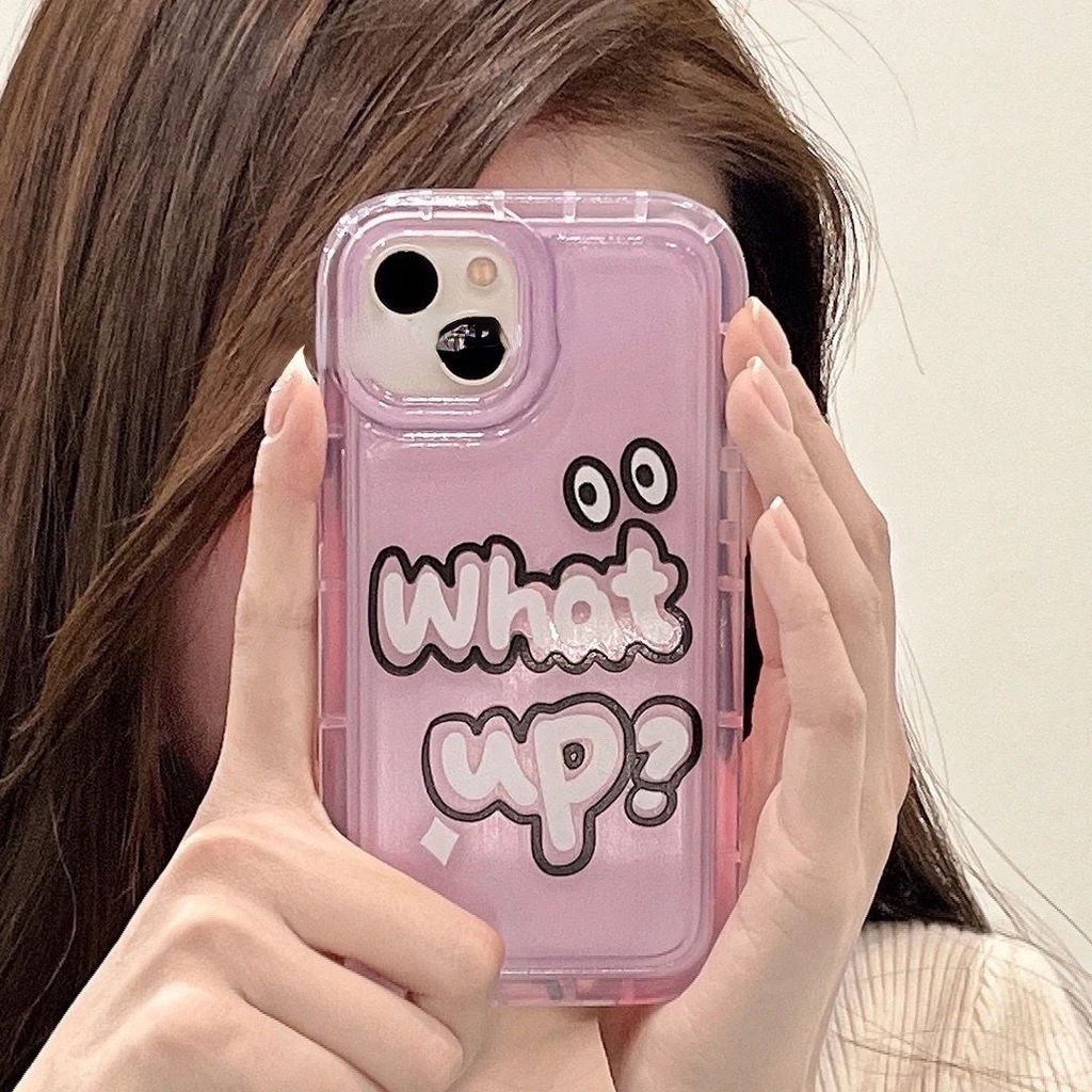 Case Motif Print Graffiti Bahasa Inggris Warna Ungu Untuk IPhone 12 13 14 11 Pro Max X Xs Max Xr Ffdr