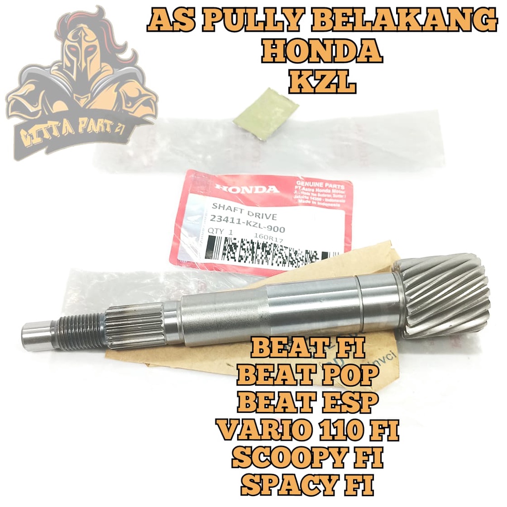 AS PULLY BELAKANG HONDA AHM KUALITAS ASLI ORIGINAL HONDA AHM PRESISI BAHAN BERKUALITAS GIGI TIDAK MUDAH TUMPUL DIJAMIN PAS DAN DIJAMIN AWET BEAT FI BEAT POP BEAT ESP VARIO 110 FI SCOOPY FI SPACY FI