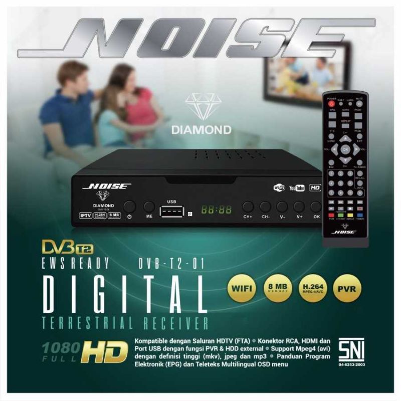 Set Top Box noise DIAMOND T2-01 TV DIGITAL