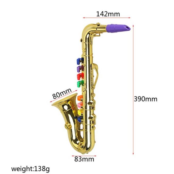 MAINAN ALAT MUSIK SAXOPHONE TEROMPET 8 NADA UNTUK ANAK DG465GREG