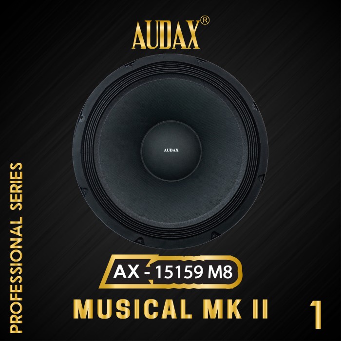 Audax - Speaker Pasif 15" AX-15159 M8 Full Range Professional Series