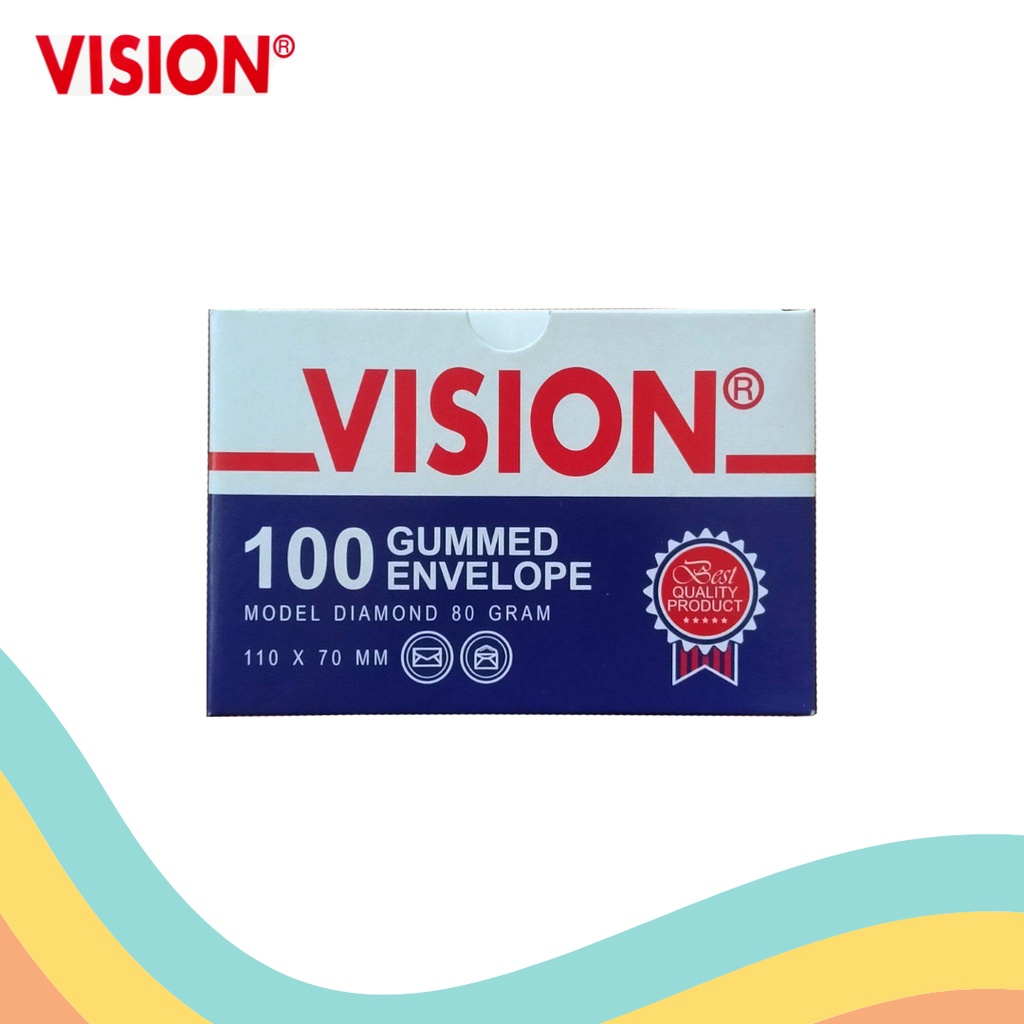 

AMPLOP PUTIH MINI VISION GUMMED (1 PACK)