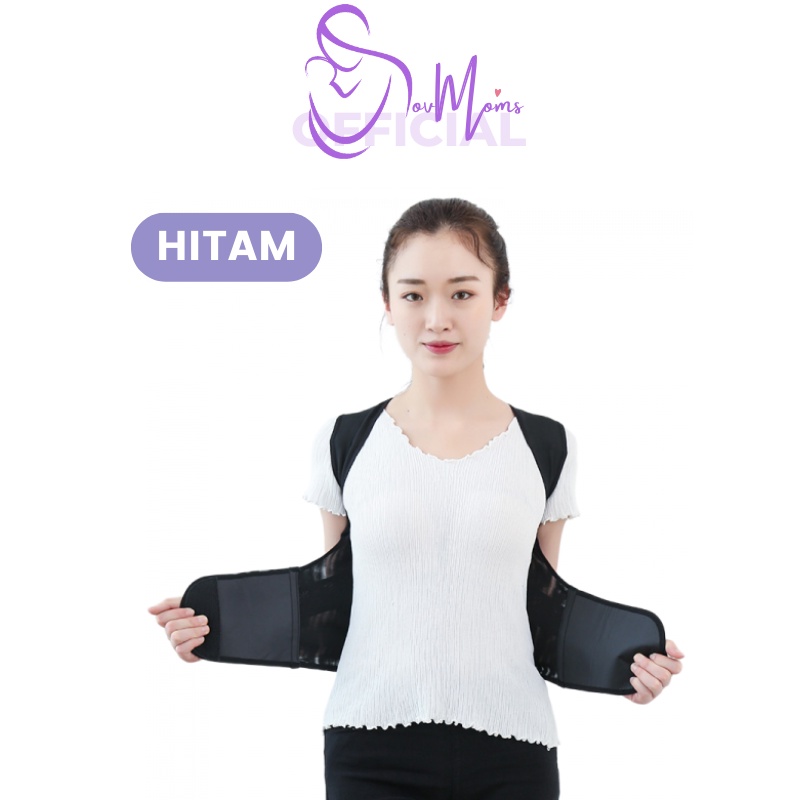 Korset Penyangga Punggung Bungkuk Sabuk Terapi Kesehatan Back Support Belt Babaka Perawatan Pelurus Penegak Tegak Penyangga Peyangga Penyanggah Penopang Penahan Postur Anti Punggung Bungkuk Pinggang Skloliosis Kifosis Pria Wanita Original Premium Ori