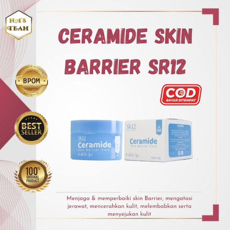 Ceramide SR12 / Ceramide untuk mengembalikan skin barrier yang rusak / Ceramide pelembab wajah / Cer