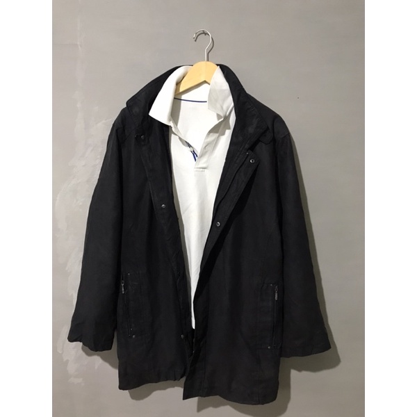 Preloved Coat Jaket Pria Suede L-XL