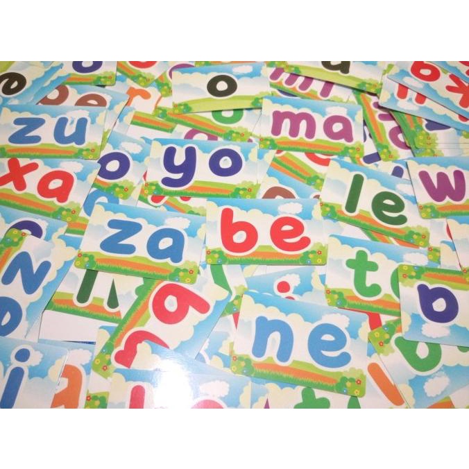 flash card suku kata I belajar membaca suku kata DISKON