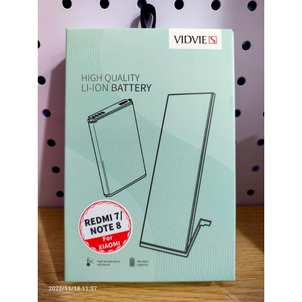 BATERAI VIDVIE-S XIAOMI REDMI 7/ REDMI NOTE 8/ BN46