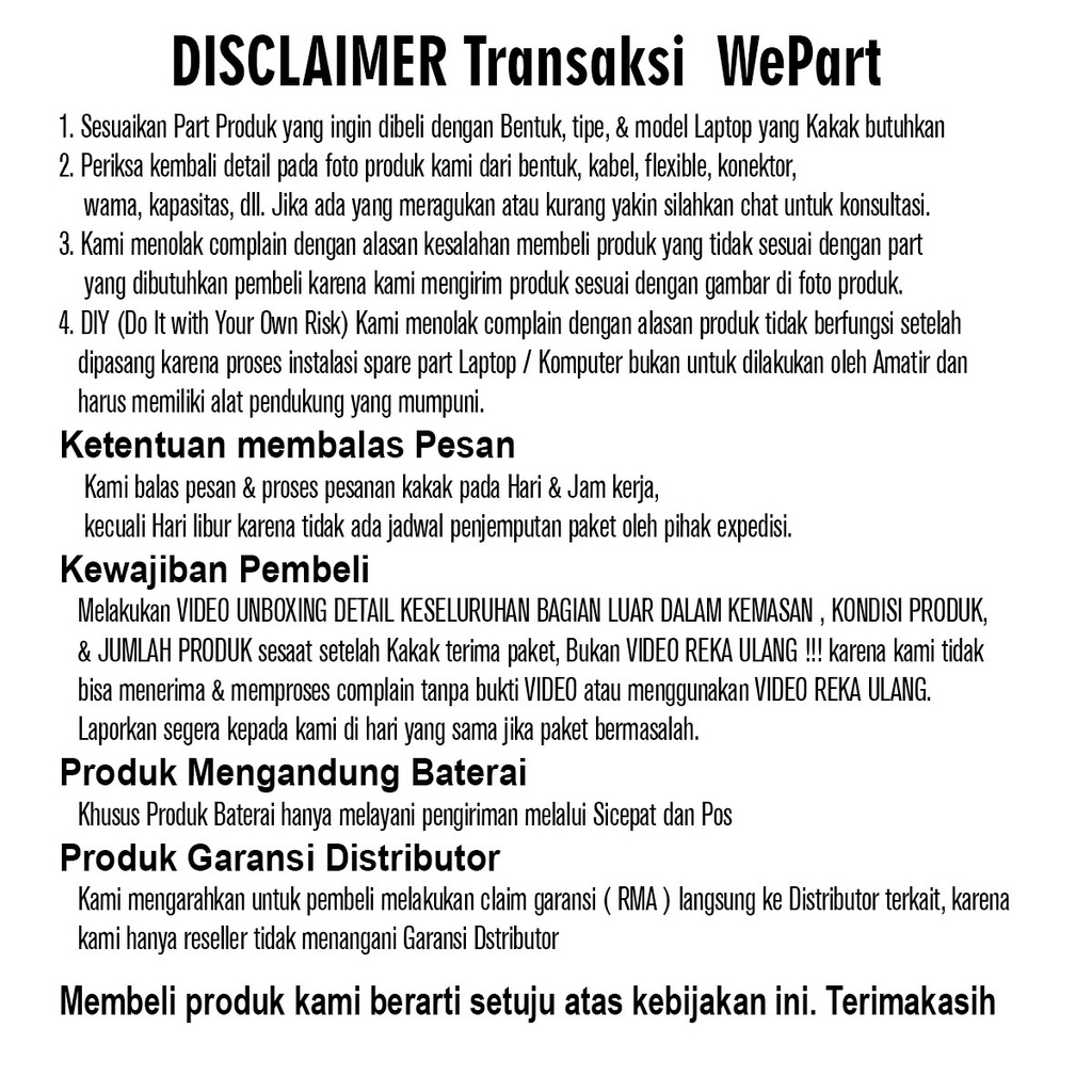 Original Adaptor Charger Asus X441 X441N X441NA X441NC X441SA X441SC X441UA X540 X540L 19V-1.75A Ori