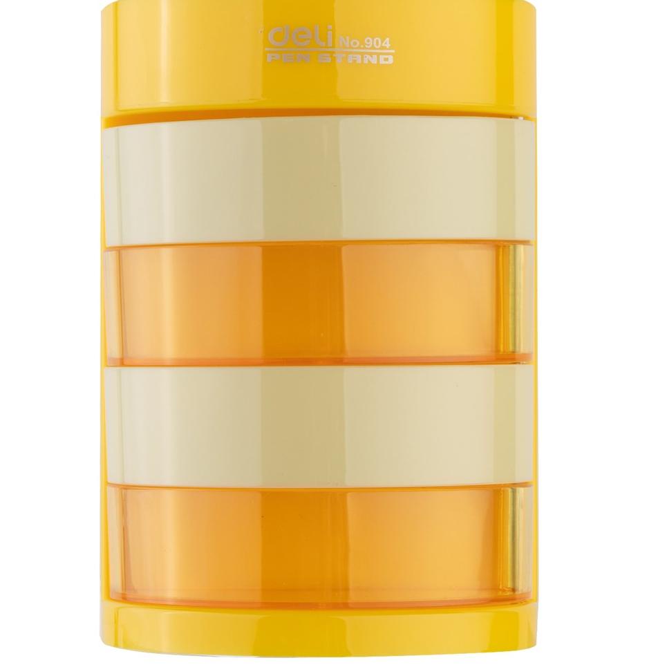 

(Seri)[V47U]☎| Deli Tempat Ballpen Desk Organizer 4 laci yang dapat di putar Bahan berkualitas tahan lama E904 top produk