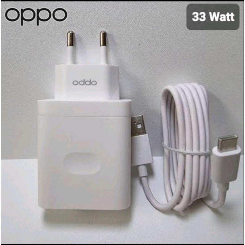 TC TRAVEL CHARGER OPPO RENO 8 4G 7z 5G Reno 7 4G A96 5G 33 65 WATT  ORIGINAL TYPE C USB CABLE