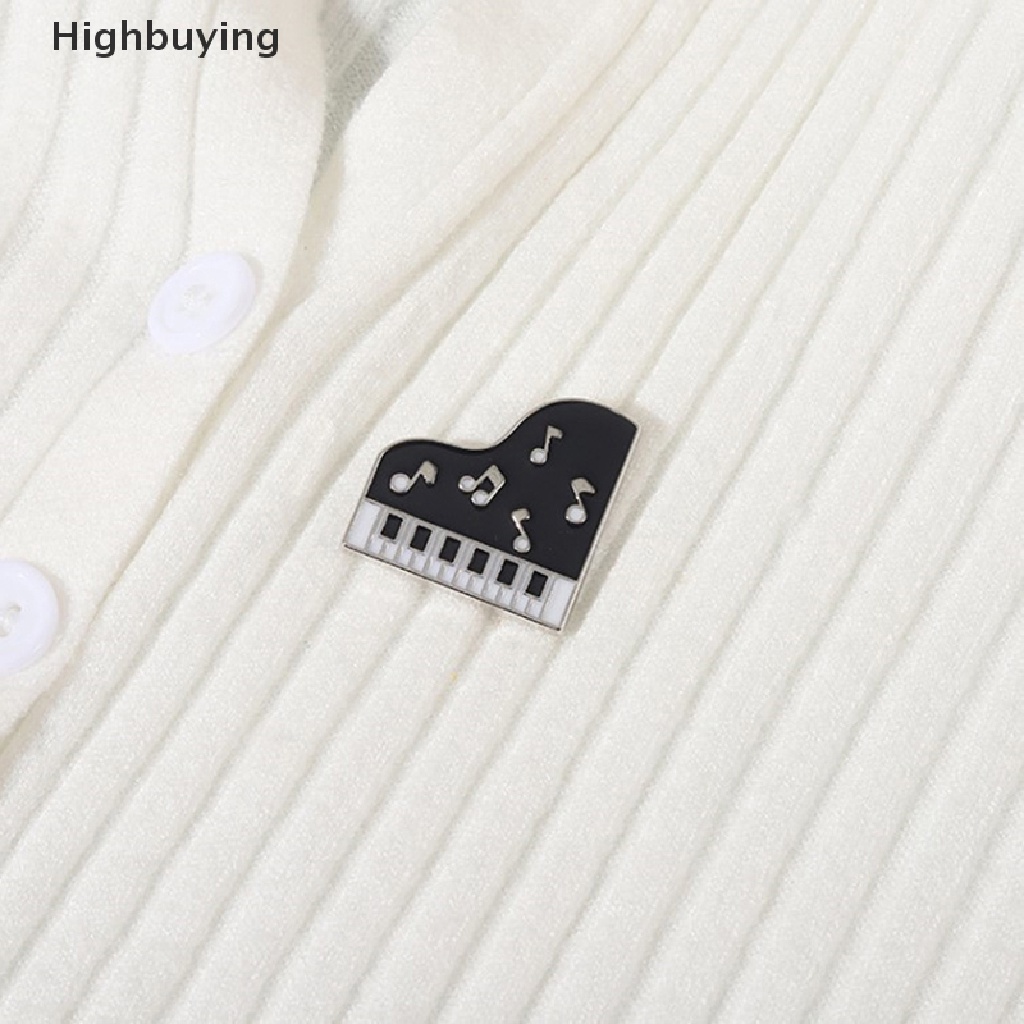 Hbid Musik Rock Enamel Pin Lencana Musik Rock Perhiasan Note Lapel Baju Ransel Custom Hujan Bros Kartun Anak Hadiah Teman Aksesoris Glory