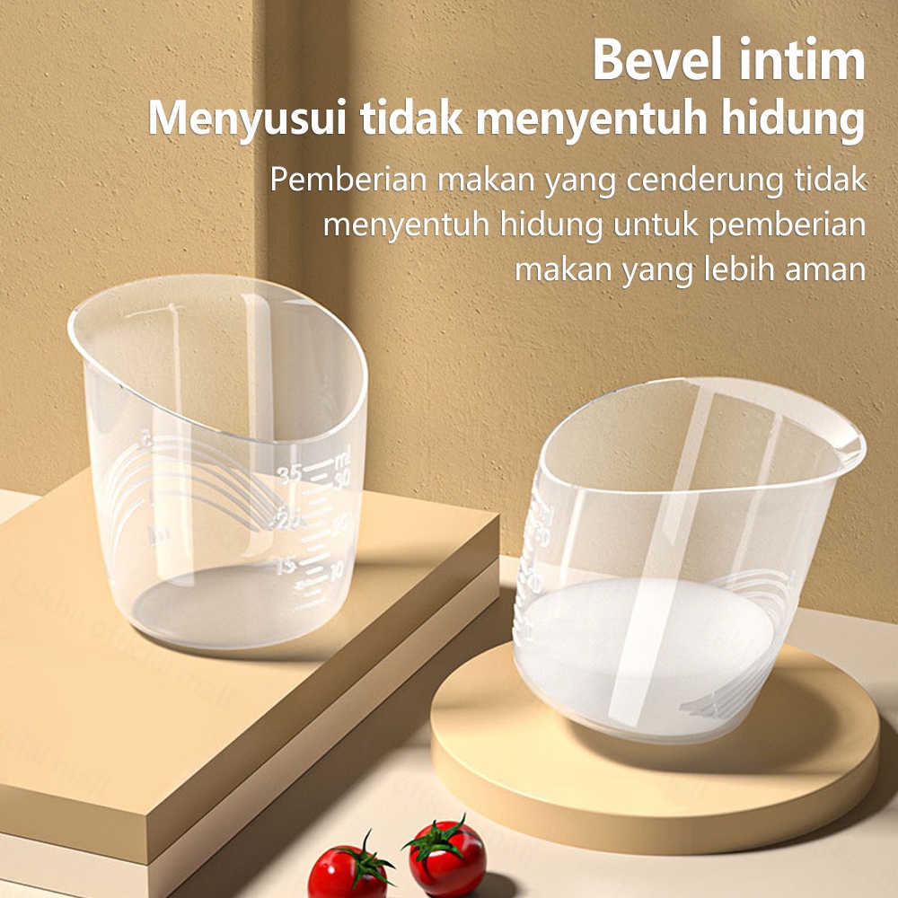 Lakhu Little Baby Cup Feeder asi newborn/Gelas pengukur 35ML