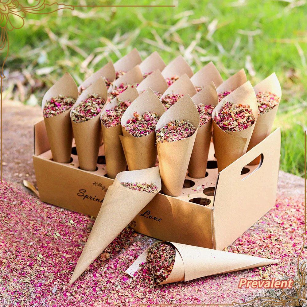 Preva Confetti Cone Holder New Dekorasi Pesta Gift Box Kraft Paper Cone Kotak