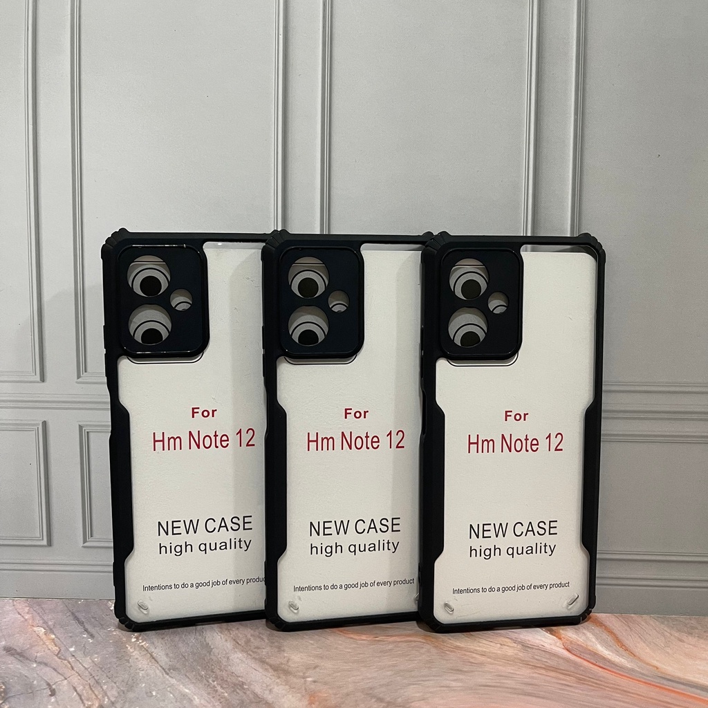 Redmi Note 12 Redmi Note 12 Pro Hard Case Fusion Shockproof Clear Armor Bumper