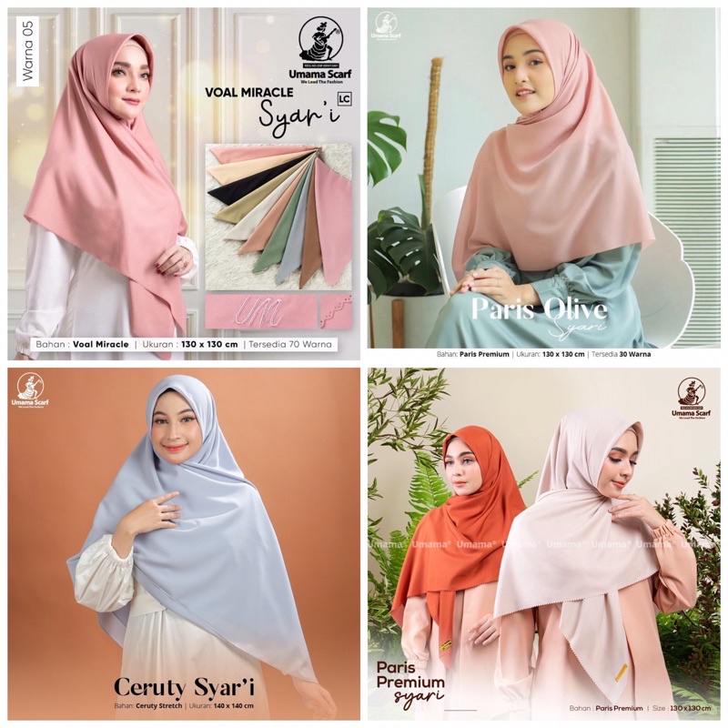 ANEKA JILBAB SEGI EMPAT SYARI