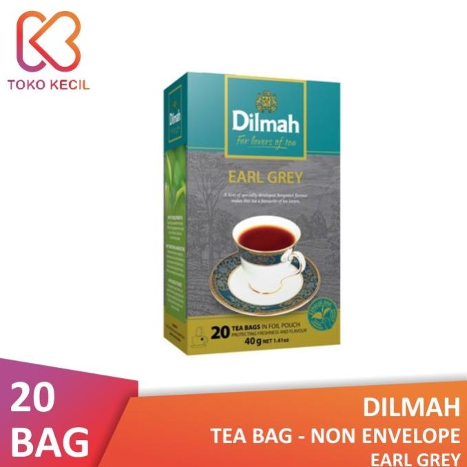 

Dilmah Tea Bag Non Envelope Earl Grey (Isi 20 Pcs)