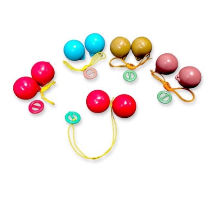 TOKO21GROSIR -- Mainan Lato Lato Tek Tek Jadul LATTO / Mainan Bola Tok Tok Etek Etek Lato Viral Ukuran 3,5cm