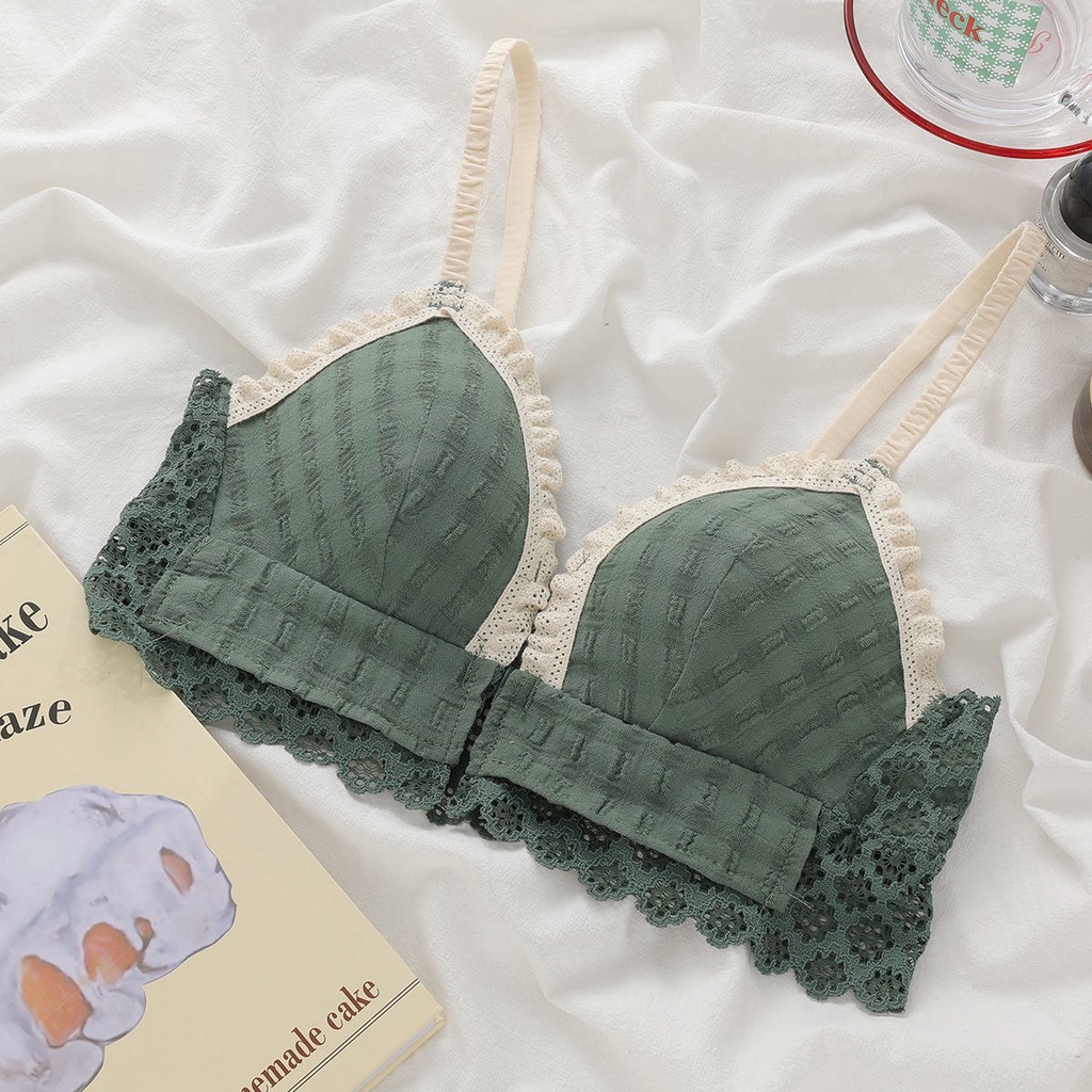 TELLY ➡️ 354 Bra Push Up Set Tanpa Kawat Bikini Sport Korea Fashion Bralette Remaja