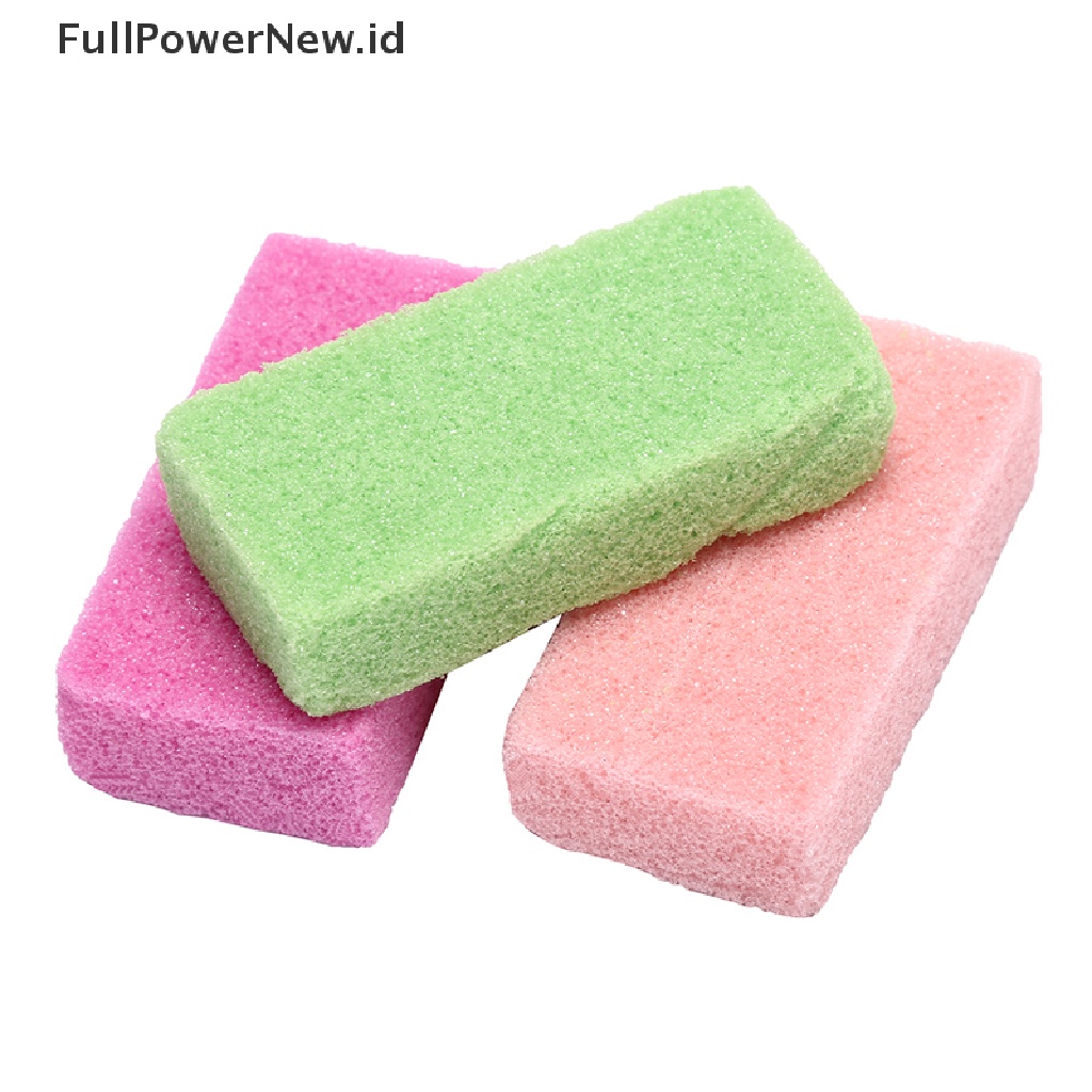 Power Pumice Sponge Batu Exfoliate Perawatan Kaki Menghilangkan Kulit Mati Keras Kaki Rasp ID