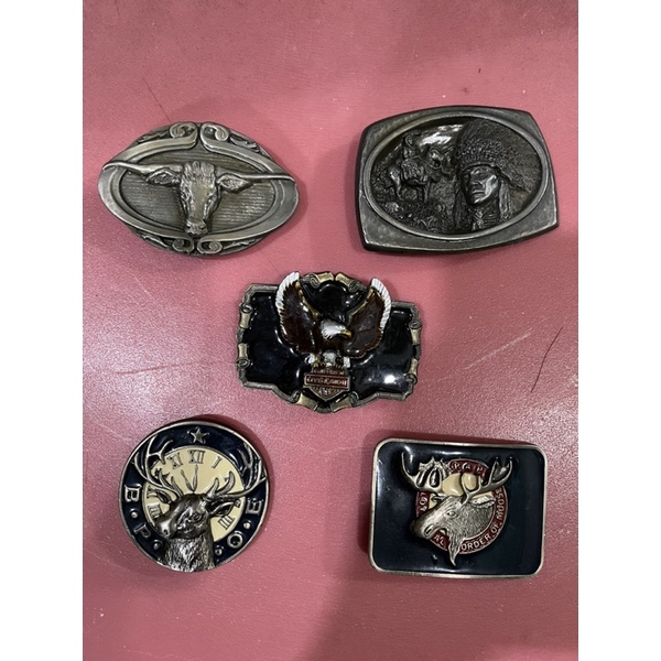 FOR SALE BUCKLE VINTAGE ALA HARLEY DAVIDSON MADE IN USA