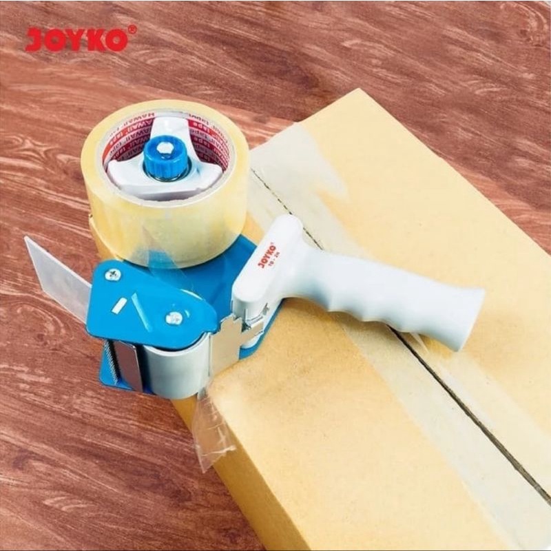 Rumah Pemotong Lakban JOYKO TD2H Tape Cutter 48/45 mm Dispenser Gagang