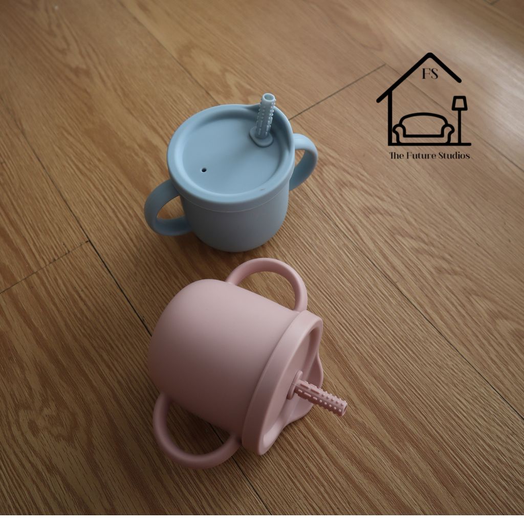 Gelas anak 2 in 1 | Tempat Snack dan Cup minum | Sippy Cup | BPA Free
