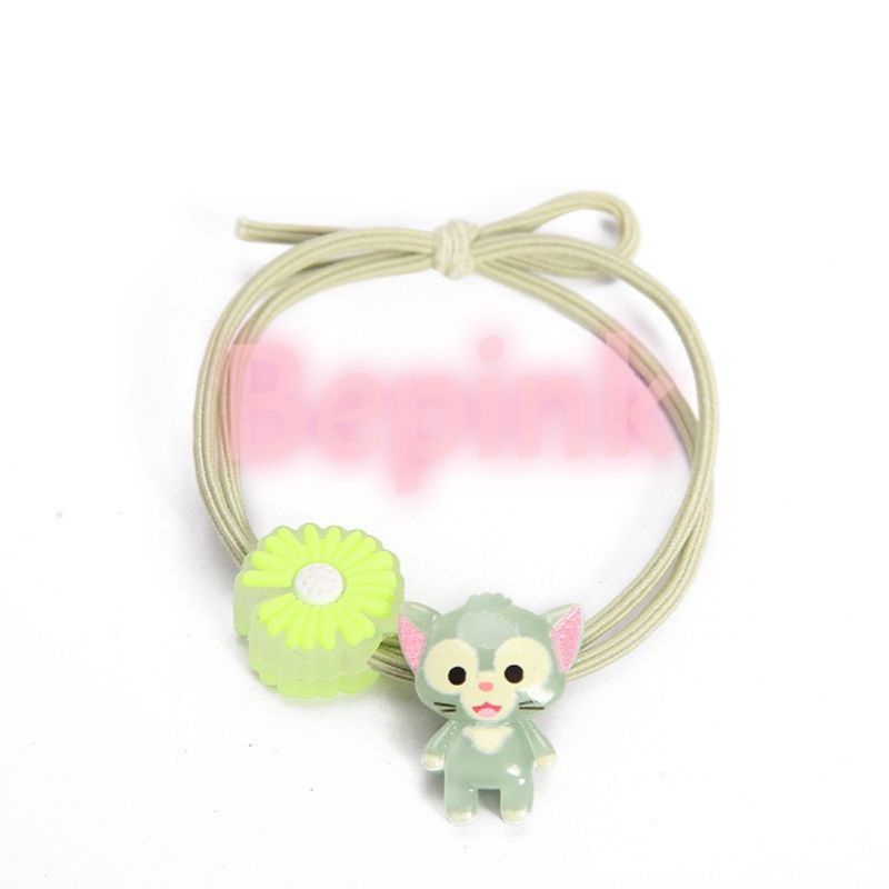 IKAT RAMBUT KARTUN GLOW IN THE DARK (BEPINK OFFICIAL)
