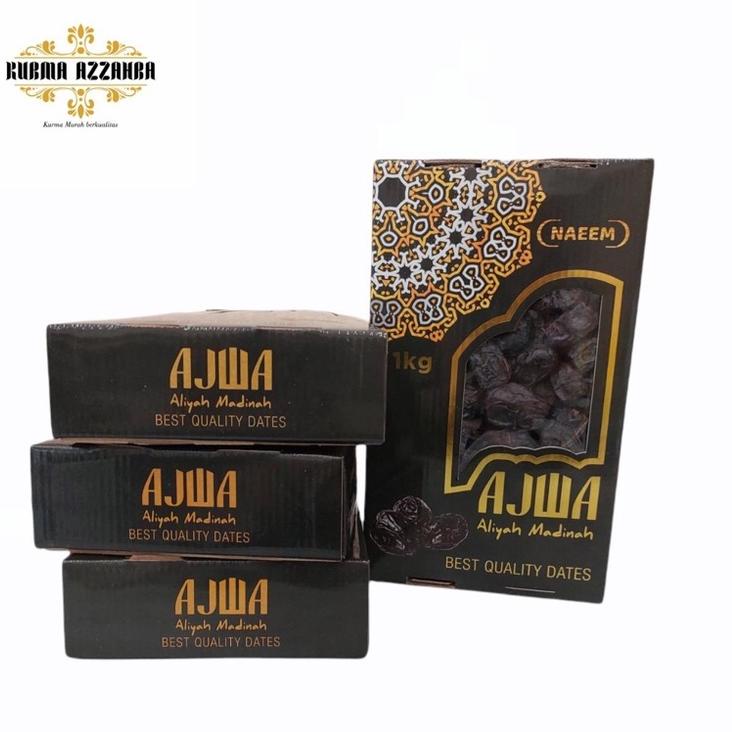 

ハ Kurma Ajwa 1kg Madinah Aliyah Original