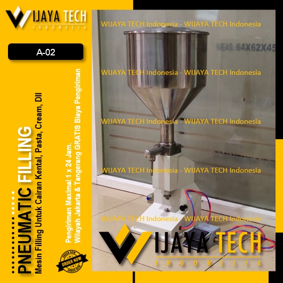 Pneumatic Filling A-02 Mesin Filling Cairan Kental A02 Mesin Takar Cairan Pasta Cream Liquid