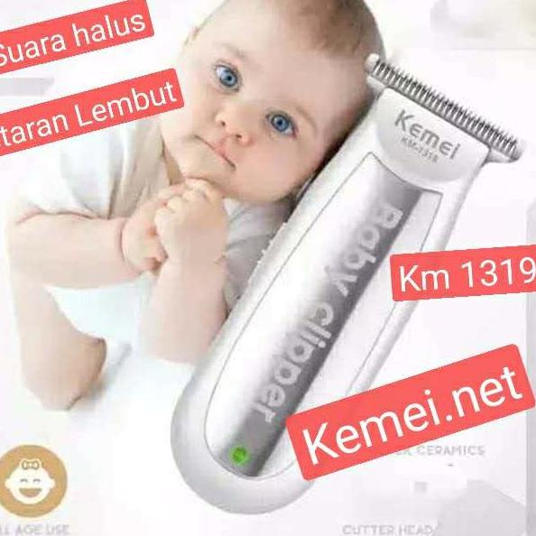 Dijamin Ori>/ kemei km 1319 alat cukur rambut bayi mesin cukur baby kemei km 1319