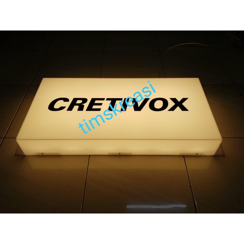 Neonbox Full Akrilik | Neonbox Akrilik | Neon Box | Neonbox Murah