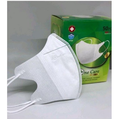 Masker Duckbill onecare embos isi 50pcs/box