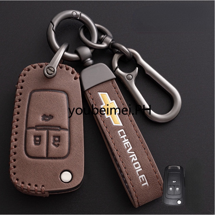 Casing Kunci Mobil Bahan Kulit Untuk Chevrolet Cruze Aveo Trax Opel Vauxhall Mokka Encore Astra Corsa Zafira