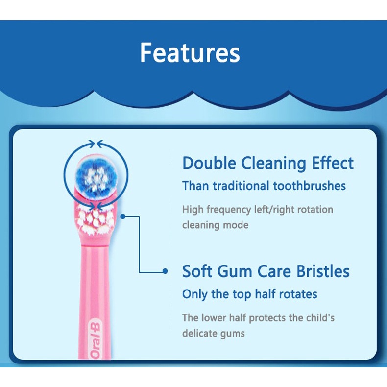 NA - SIKAT GIGI ANAK ELEKTRIK ORAL B TOOTHBRUSH ELECTRIC KARAKTER