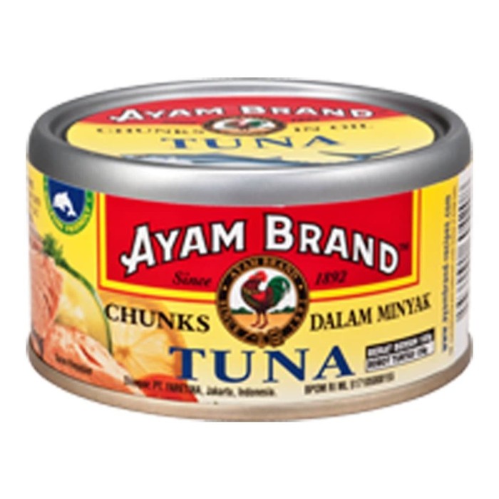 

⭐BISA COD⭐ TUNA KALENG AYAM BRAND 185 GR IKAN TUNA INSTAN KALENG