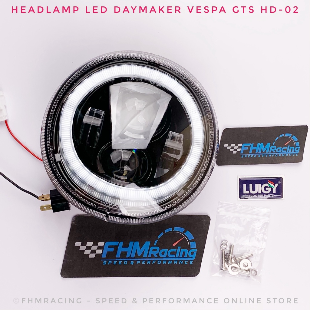 Headlamp Led Daymaker Vespa GTS HD-02